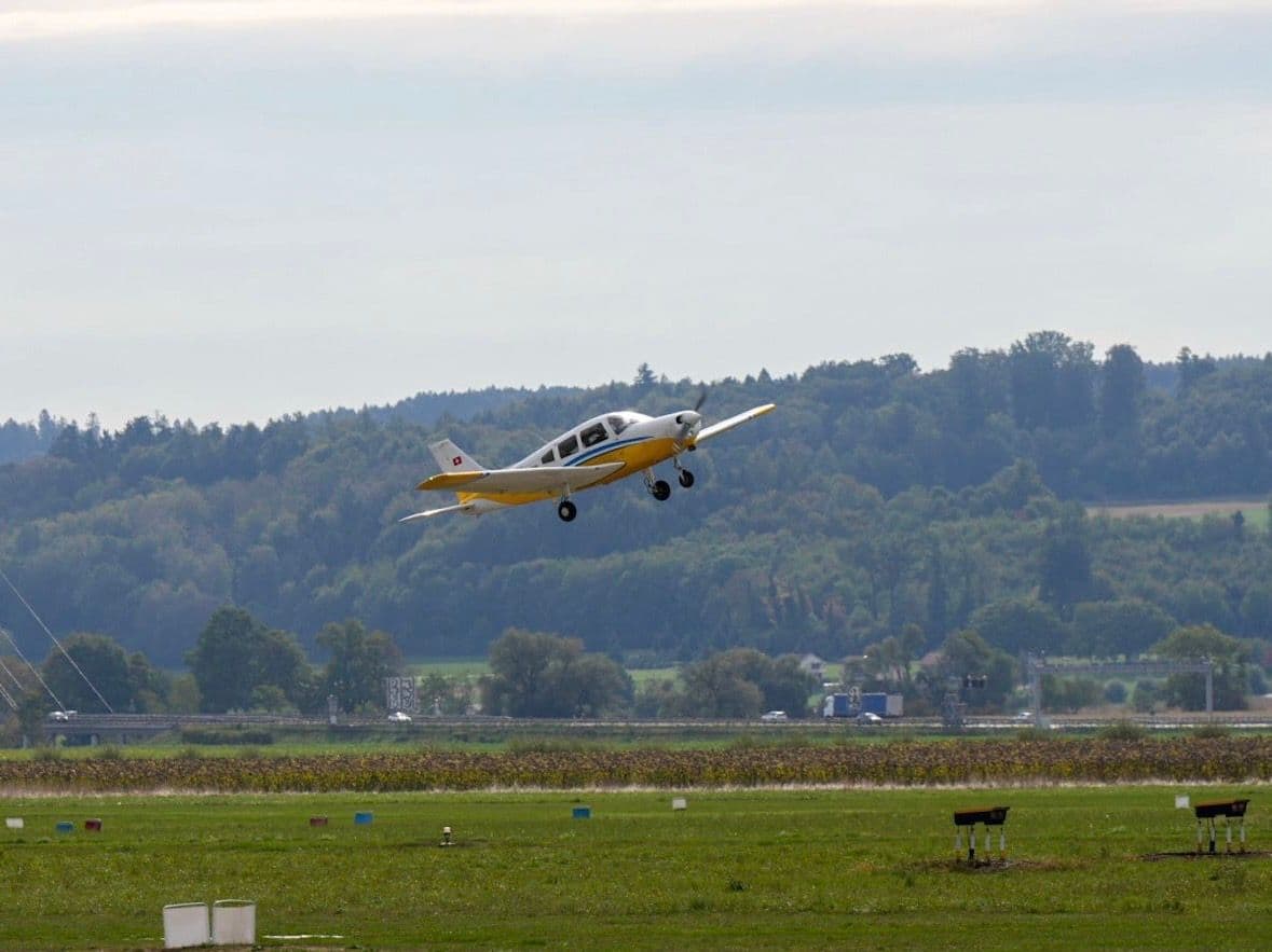 SPHAIR Flugkurs Flugzeugstart Grenchen